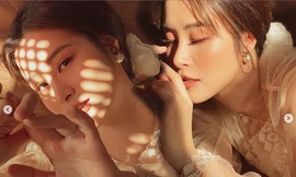 Ngỡ ngàng bộ ảnh đẹp mê hồn của Đông Nhi với hiệu ứng từ rổ nhựa 