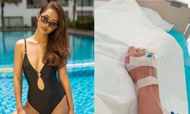 Khả Ngân nhập viện khiến fan lo lắng