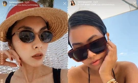 Tăng Thanh Hà hiếm hoi đăng ảnh bikini, 'đọ' độ gợi cảm với em chồng Tiên Nguyễn