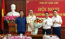 Bản tin 8H: Thượng tá Hứa Triều Dương làm Phó Trưởng Ban Nội chính Tỉnh ủy Lạng Sơn