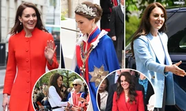 Ẩn ý những bộ váy được Công nương Kate diện trong lễ đăng cơ Vua Charles
