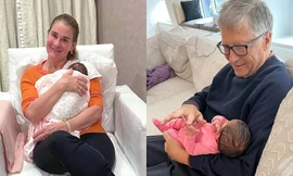 Tỷ phú Bill Gates và vợ cũ khoe cháu đầu tiên