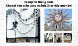 Ngắm các nhà mốt trang trí Giáng sinh: Dior quý tộc quyền lực, Chanel đơn giản vẫn sang chảnh