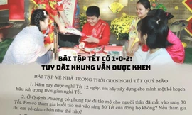 Bài tập Tết thú vị của thầy Hiệu trưởng: Tuy dài nhưng vừa sức, được Gen Z "ưng cái bụng"