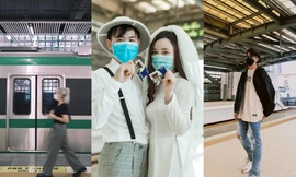 Theo chân các bạn trẻ đến ga Cát Linh - Hà Đông để ngắm những bộ ảnh cực mãn nhãn