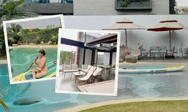 Theo chân Gen Z đi chèo SUP tại quán cà phê: Thiết kế sang trọng, xịn như khu nghỉ dưỡng