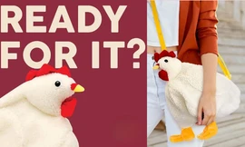 “Độc lạ Singapore”: Đi ăn gà rán, khách hàng được tặng túi gà bông cưng xỉu!