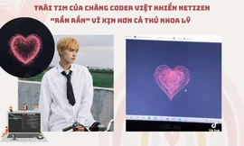 Đi ngược đám đông, chàng IT người Việt tạo mã code trái tim "xịn" hơn cả Thủ khoa Lý