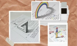 Cuốn sổ tay "ở một đẳng cấp khác" của học sinh Nhật: Gây sốt với toàn hình vẽ 3D độc đáo!