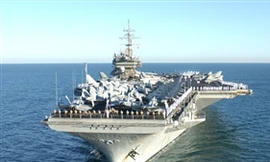 Tàu sân bay của Mỹ đến Hàn Quốc tập trận