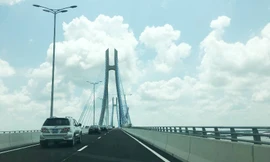 Ngày 19/5, thông xe cầu Vàm Cống 5700 tỷ đồng