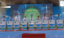 Khởi công dự án điện gió hơn 5.300 tỷ đồng ở Sóc Trăng