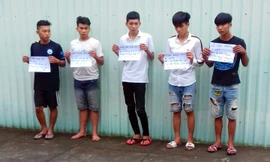 Bắt hàng chục thanh niên cướp tài sản, gây rối trật tự