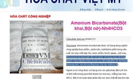 Bột khai bán tại các chợ ở Hà Nội có giống hệt bột khai công nghiệp được rao bán trên mạng