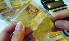 Giá vàng trong nước bất ngờ tăng mạnh