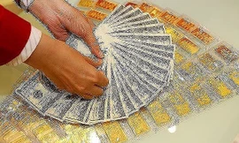 USD tiếp tục tăng, giá vàng lao dốc. ảnh minh hoạ