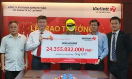 Ông N.T.T người giấu gia đình đi nhận thưởng Vietlott 24 tỷ đồng