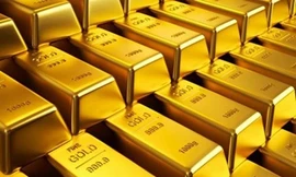 Giá vàng bất ngờ giảm mạnh, ảnh minh họa