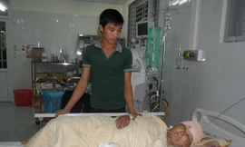 Bà Sí được điều trị tại Bệnh viện Đa khoa Lào Cai