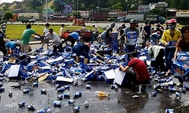 Xác định nhiều người ‘hôi của’ 1.400 két bia