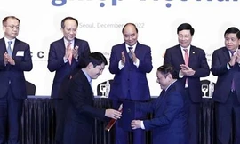 Chủ tịch nước dự Diễn đàn doanh nghiệp Việt Nam-Hàn Quốc 