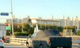 Lộ ảnh thử nghiệm bán tải đầu tiên của Kia