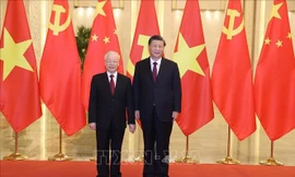 Tổng Bí thư Việt Nam và Tổng Bí thư Trung Quốc trao đổi Thư chúc mừng năm mới