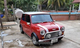 Tái hiện Mini Cooper phong cách Mr Bean tại Bến Tre