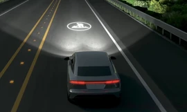 Hyundai phát triển đèn pha ô tô có thể hiển thị thông tin