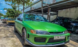 Honda Accord đời cổ biển tứ quý tại Long An