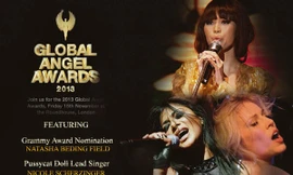 Hà Anh hát chung sân khấu với trưởng nhóm Pussycat Dolls