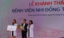 Bệnh viện nhi có sân đỗ trực thăng đi vào hoạt động ở TP. HCM