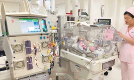 Lọc máu cứu sống bé sơ sinh nhiễm trùng huyết 