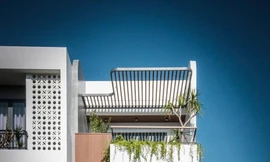 'Độc lạ' nhà phố thiết kế giao thoa nhiều lối kiến trúc 