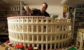 Đấu trường La Mã từ 200.000 mảnh lego