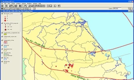 Hai quần tụ rung chấn ở hai vị trí xa nhau, một quanh đập thủy điện và một gần đứt gãy địa chất Nguồn: Viện VLĐC