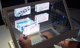 Màn hình 3D trong suốt trình làng