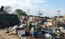 Người dân xã Liên Phương phản đối điểm trung chuyển rác 