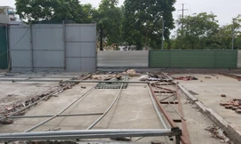 Nhà xưởng tại xây dựng trái phép tại phường Kiến Hưng đã bị tháo dỡ