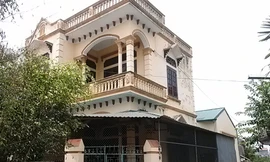 Ngôi nhà của vợ chồng chị May – nơi xảy ra sự việc đau lòng. Ảnh: Tuấn Nguyễn