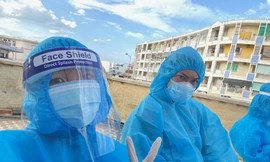 Những hình ảnh đẹp trong nhật ký tình nguyện vùng dịch của cặp đôi 9x