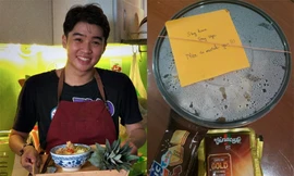 Chàng trai làm bánh bột chiên tặng cô bạn hàng xóm mùa dịch, dân mạng ra sức 'đẩy thuyền'