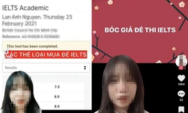 Công khai mua bán đề thi IELTS theo ngày: Cú lừa ngoạn mục