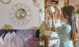 Cô gái Việt sống ở Nhật làm đồ trang trí từ bắp ngô được dân mạng 'tấm tắc' khen