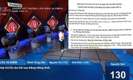 Câu hỏi lịch sử gây tranh cãi trong trận chung kết Đường lên đỉnh Olympia 22