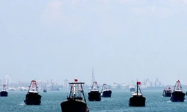 Trung Quốc xua tàu cá vào thềm lục địa Việt Nam