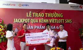 Nhân viên văn phòng trúng giải Vietlott 66,8 tỉ đồng