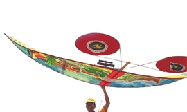 Sáo là phần không thể thiếu trên các cánh diều đến từ đoàn diều Nam Định