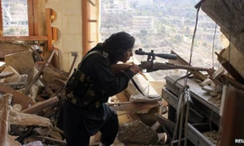 Một phiến quân ở Syria.