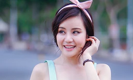 Phong cách nhí nhảnh của Vy Oanh 